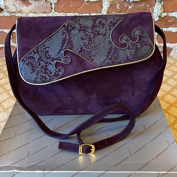 Vintage Bally Suede Handbag - Picture 10 of 13
